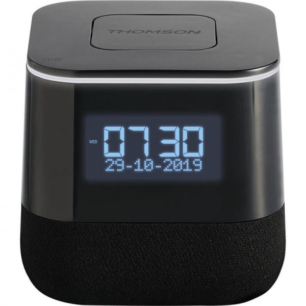 Thomson Radio Reloj Despertador - Pantalla LCD - Doble Alarma - Luz Ajustable - Color Negro 1 pieza(s)