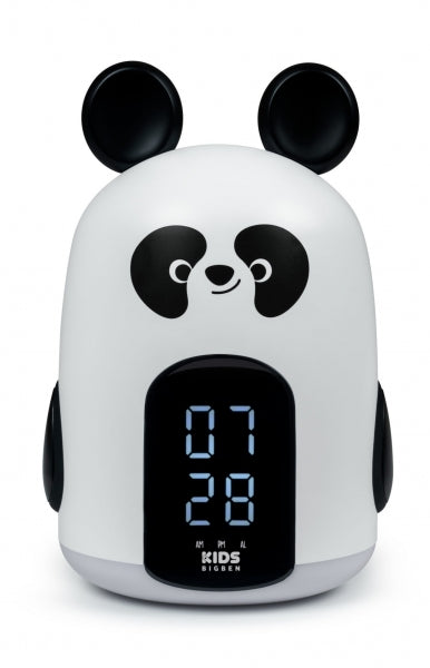 Bigben Kids Despertador Luz Nocturna Tactil - Alarma Programable - 3 Sonidos - Intensidad de Luz Ajustable - Pantalla con Hora - Color Blanco 1 pieza(s)