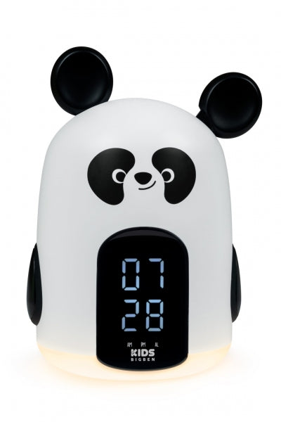 Bigben Kids Despertador Luz Nocturna Tactil - Alarma Programable - 3 Sonidos - Intensidad de Luz Ajustable - Pantalla con Hora - Color Blanco 1 pieza(s)