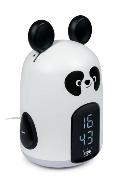 Bigben Kids Despertador Luz Nocturna Tactil - Alarma Programable - 3 Sonidos - Intensidad de Luz Ajustable - Pantalla con Hora - Color Blanco 1 pieza(s)