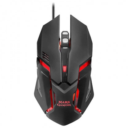 Mars Gaming MCPRGB2 Combo Gaming - Teclado RGB Rainbow - Raton 4000DPI RGB Flow - Auriculares RGB Flow - Alfombrilla XXL - Maxima compatibilidad - Color Varios 1 pieza(s)