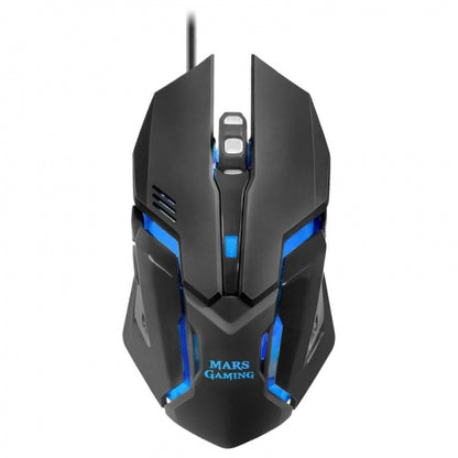 Mars Gaming MCPRGB2 Combo Gaming - Teclado RGB 3 Modos - Raton 4000DPI RGB Flow - Alfombrilla XXL - Auriculares Sonido Premium - Microfono Flexible - Color Varios 1 pieza(s)