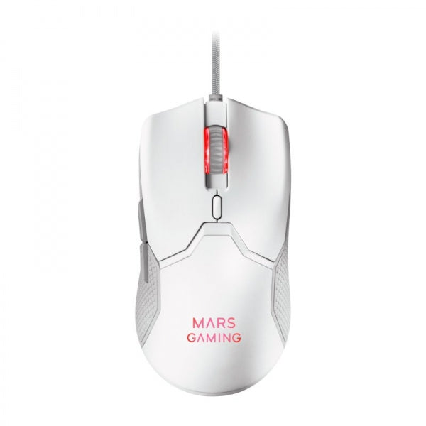 Mars Gaming MCPX Combo Gaming Premium - Teclado H-MECH - Raton 10K DPI - Alfombrilla XXL - Iluminacion FRGB - Multiplataforma - Color Blanco 1 pieza(s)