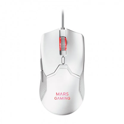 Mars Gaming MCPX Combo Gaming Premium - Teclado H-MECH - Raton 10K DPI - Alfombrilla XXL - Iluminacion FRGB - Multiplataforma - Color Blanco 1 pieza(s)