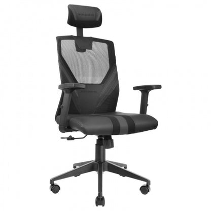 Mars Gaming - MGC-ERGO Negro Silla Gaming Ergonómica Malla Transpirable Soporte Ajustable Cervical + Lumbar + Reposabrazos