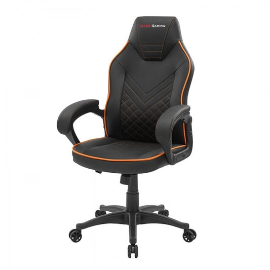 Mars Gaming MGCX Silla Ergonomica - Calidad Premium - Air-Tech PRO - Relleno Multicapa - Piston Clase 4 - Ruedas XL - Soporta 150 kg - Color Negro 1 pieza(s)