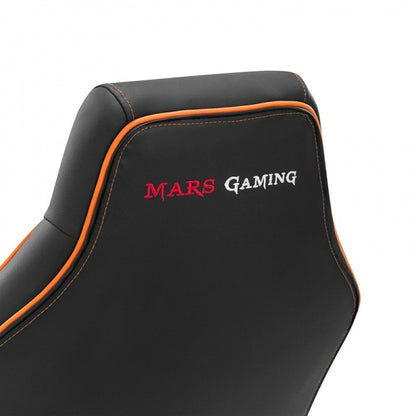 Mars Gaming MGCX Silla Ergonomica - Calidad Premium - Air-Tech PRO - Relleno Multicapa - Piston Clase 4 - Ruedas XL - Soporta 150 kg - Color Negro 1 pieza(s)