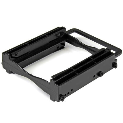 StarTech.com - Bracket de Montaje para 2 Unidades de DD/SSD de 2 5" en Bahía de 3 5" - Sin herramientas