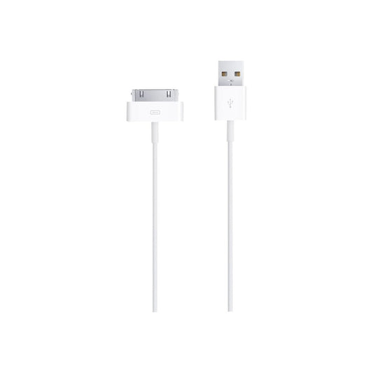 Apple - 30-pin - USB2.0 cable de teléfono móvil Blanco USB A Apple 30-pin