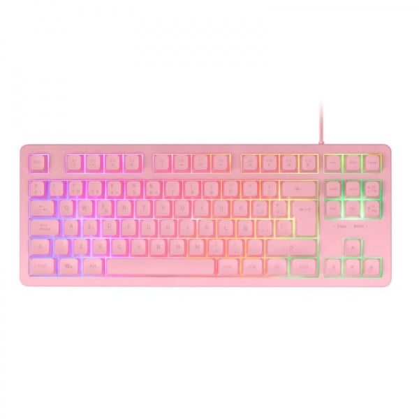 Mars Gaming - MK023 teclado Juego USB QWERTY Español Rosa