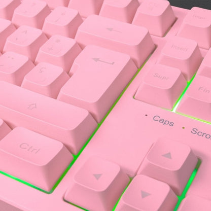 Mars Gaming - MK023 teclado Juego USB QWERTY Español Rosa