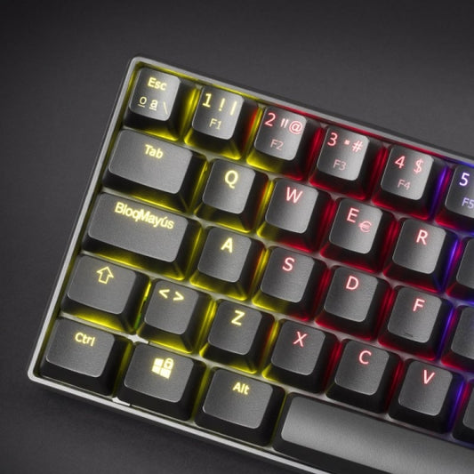 Mars Gaming - MKMINIRES Teclado Mecánico Ultra-Compacto Full RGB Chroma Switch OUTEMU PRO Rojo Negro Idioma Español