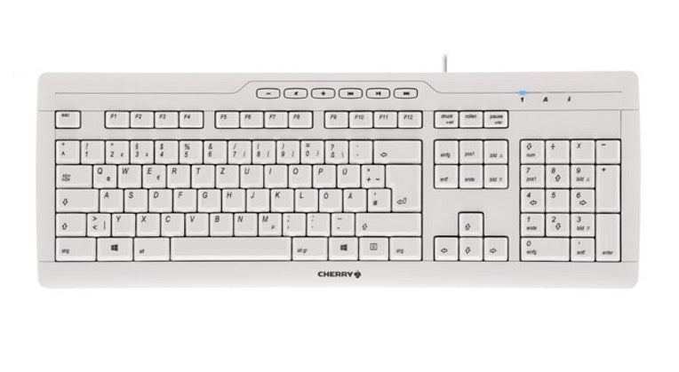 CHERRY - STREAM 3.0 teclado USB Español Gris