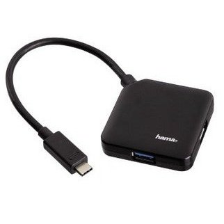 Hama - 00135750 hub de interfaz USB 3.2 Gen 1 (3.1 Gen 1) Type-C 5000 Mbit/s Negro