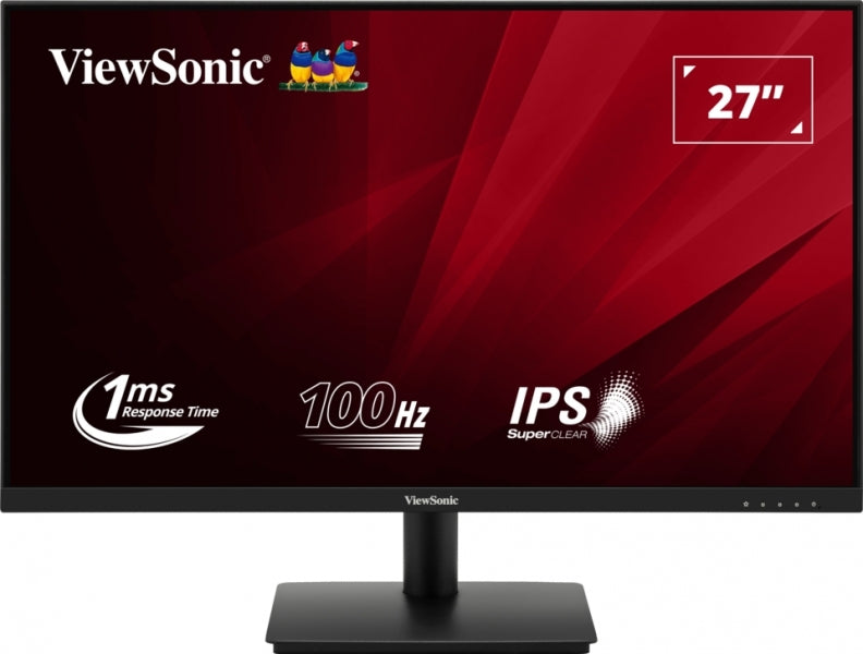 Viewsonic Monitor 27" VA270-H LED IPS FullHD - 100hz - Respuesta 1ms - Angulo de Vision 178º - 16:9 - VGA - HDMI - VESA 75x75 - Color Negro 1 pieza(s)