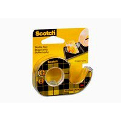 Scotch - SCOTCH CINTA ADHESIVA A DOBLE CARA EN PORTARROLLOS 12X6M