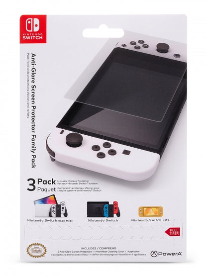 PowerA Pack de Protectores de Pantalla Antireflejos para Nintendo Switch 1 pieza(s)