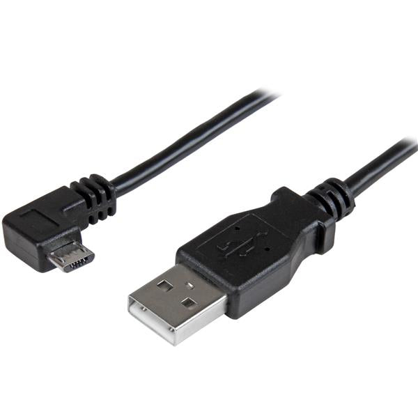 StarTech.com - USBAUB2MRA cable USB USB 2.0 2 m USB A Micro-USB B Negro