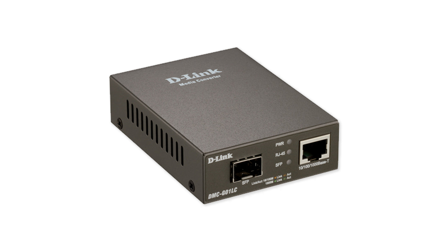 D-Link - DMC-G01LC/E convertidor de medio 1000 Mbit/s Gris