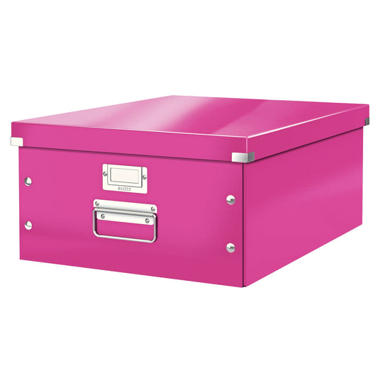 Leitz - Caja de almacenamiento grande Click & Store