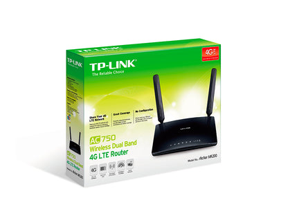 TP-Link - Archer MR200 router inalámbrico Ethernet rápido Doble banda (2 4 GHz / 5 GHz) 4G Negro