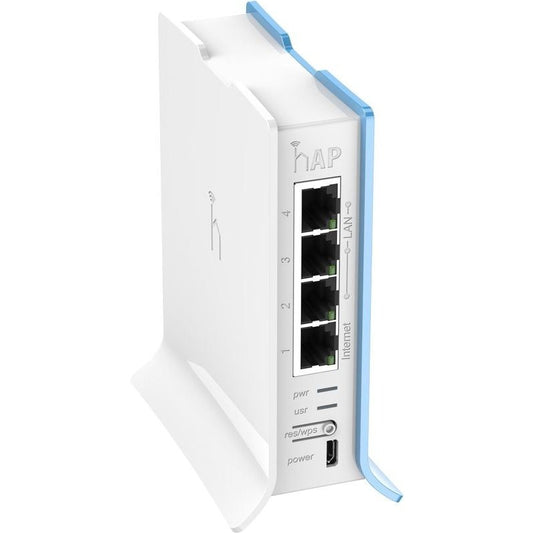 Mikrotik - RB941-2ND-TC punto de acceso inalámbrico 300 Mbit/s Azul  Blanco