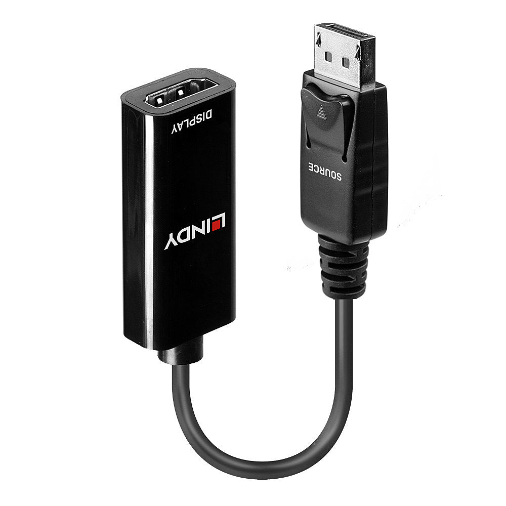 Lindy - 41718 adaptador de cable de vídeo 0 15 m DisplayPort HDMI Negro