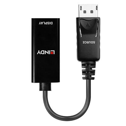 Lindy - 41718 adaptador de cable de vídeo 0 15 m DisplayPort HDMI Negro