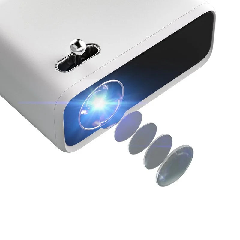 Wanbo Mini XS01 Proyector ANSI LED FullHD 200 Lumenes - Altavoz 3W - USB, HDMI - Mando a Distancia - Color Blanco 1 pieza(s)