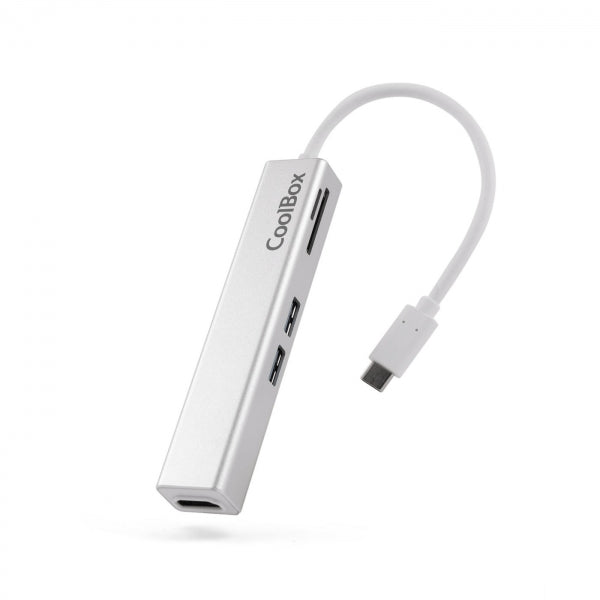 CoolBox - miniDock USB-C Lite Alámbrico USB 3.2 Gen 1 (3.1 Gen 1) Type-C Blanco