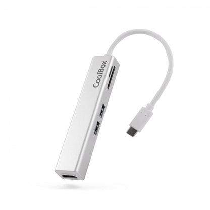 CoolBox - miniDock USB-C Lite Alámbrico USB 3.2 Gen 1 (3.1 Gen 1) Type-C Blanco