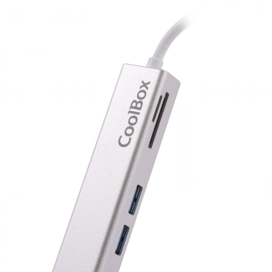 CoolBox - miniDock USB-C Lite Alámbrico USB 3.2 Gen 1 (3.1 Gen 1) Type-C Blanco