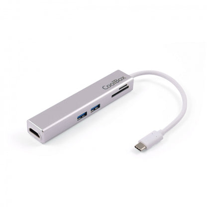 CoolBox - miniDock USB-C Lite Alámbrico USB 3.2 Gen 1 (3.1 Gen 1) Type-C Blanco