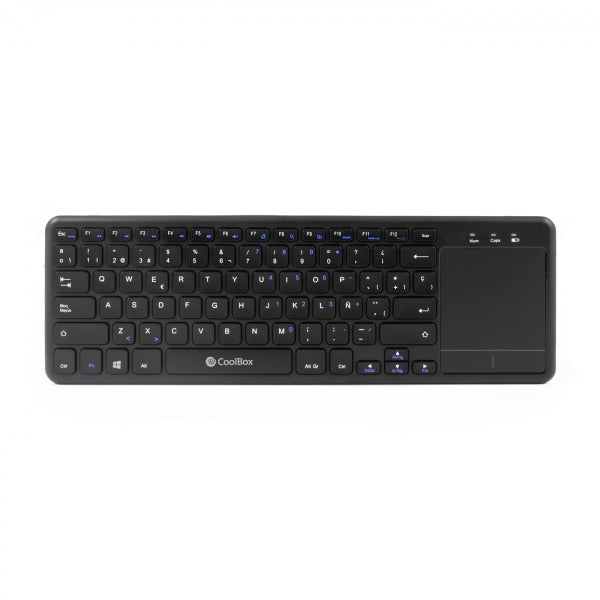 CoolBox - CoolTouch teclado Universal RF inalámbrico QWERTY Español Negro