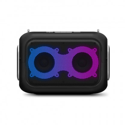 Energy Sistem Altavoz Karaoke - Bluetooth 5.4 - True Wireless - 60W - IPX4 - 8h Autonomia - Luces LED - 2 Microfonos Inalambricos - Reproductor MP3 - Color Negro 1 pieza(s)