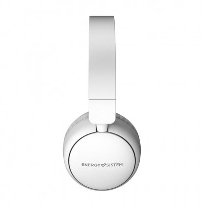 Energy Sistem Auriculares Circumaurales - Diseño Ultraligero - Microfono Integrado - Cable Extraible - Compatibles con Mac/PC/Smartphone/Tablet - Color Blanco 1 pieza(s)