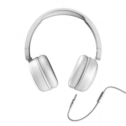 Energy Sistem Auriculares Circumaurales - Diseño Ultraligero - Microfono Integrado - Cable Extraible - Compatibles con Mac/PC/Smartphone/Tablet - Color Blanco 1 pieza(s)