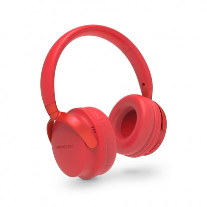 Energy Sistem Auriculares Bluetooth 5.1 - Diseño Plegable - 25h de Bateria - Graves Profundos - Microfono de Alta Calidad - Acabados Metalicos - Color Rojo 1 pieza(s)