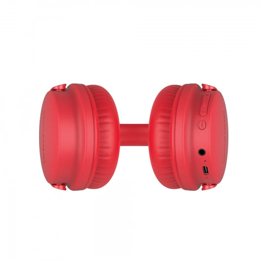 Energy Sistem Auriculares Bluetooth 5.1 - Diseño Plegable - 25h de Bateria - Graves Profundos - Microfono de Alta Calidad - Acabados Metalicos - Color Rojo 1 pieza(s)