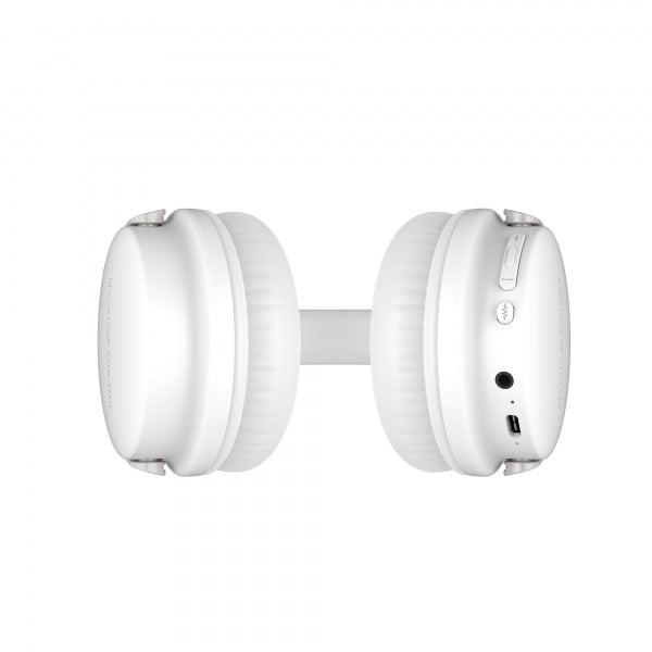 Energy Sistem Auriculares Bluetooth 5.1 - Diseño Plegable - 25h de Bateria - Graves Profundos - Microfono de Alta Calidad - Acabados Metalicos - Color Blanco 1 pieza(s)