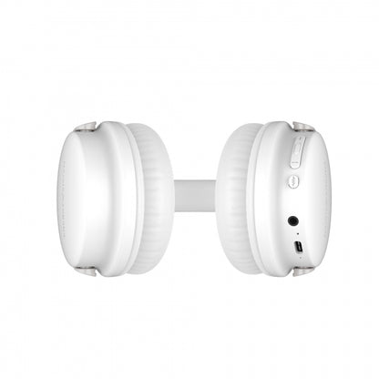 Energy Sistem Auriculares Bluetooth 5.1 - Diseño Plegable - 25h de Bateria - Graves Profundos - Microfono de Alta Calidad - Acabados Metalicos - Color Blanco 1 pieza(s)