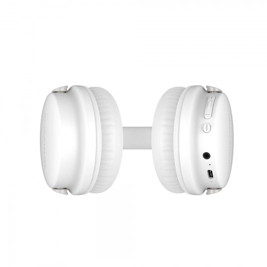 Energy Sistem Auriculares Bluetooth 5.1 - Diseño Plegable - 25h de Bateria - Graves Profundos - Microfono de Alta Calidad - Acabados Metalicos - Color Blanco 1 pieza(s)