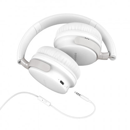 Energy Sistem Auriculares Bluetooth 5.1 - Diseño Plegable - 25h de Bateria - Graves Profundos - Microfono de Alta Calidad - Acabados Metalicos - Color Blanco 1 pieza(s)