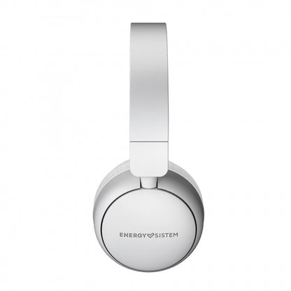 Energy Sistem Auriculares Bluetooth 5.3 - Extensibles y Plegables - Radio FM - Micro SD 128GB - 16h Autonomia - Asistente de Voz - Manos Libres - Color Blanco 1 pieza(s)