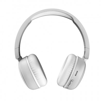 Energy Sistem Auriculares Bluetooth 5.3 - Extensibles y Plegables - Radio FM - Micro SD 128GB - 16h Autonomia - Asistente de Voz - Manos Libres - Color Blanco 1 pieza(s)