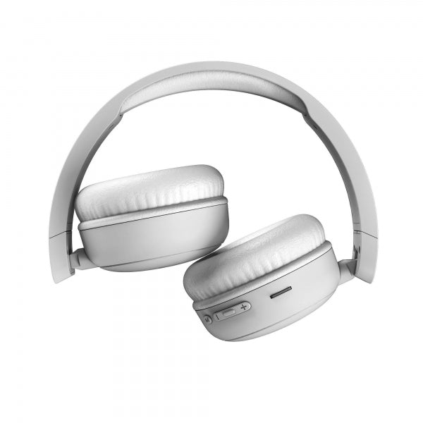 Energy Sistem Auriculares Bluetooth 5.3 - Extensibles y Plegables - Radio FM - Micro SD 128GB - 16h Autonomia - Asistente de Voz - Manos Libres - Color Blanco 1 pieza(s)