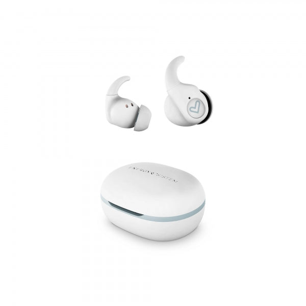 Energy Sistem Auriculares Inalambricos - True Wireless - Bluetooth 5.3 - IPX5 - 20h Autonomia - Secure-Fit+ - App Personalizable - Microfono Estereo - Color Blanco 1 pieza(s)