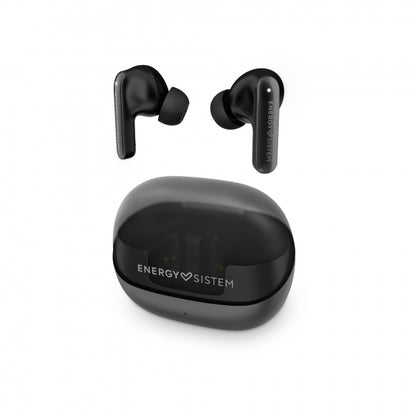 Energy Sistem Auriculares ANC -30dB - Quad Mic - Bluetooth 5.4 - 25h Autonomia - IPX4 - Plastico Reciclado - Color Negro 1 pieza(s)