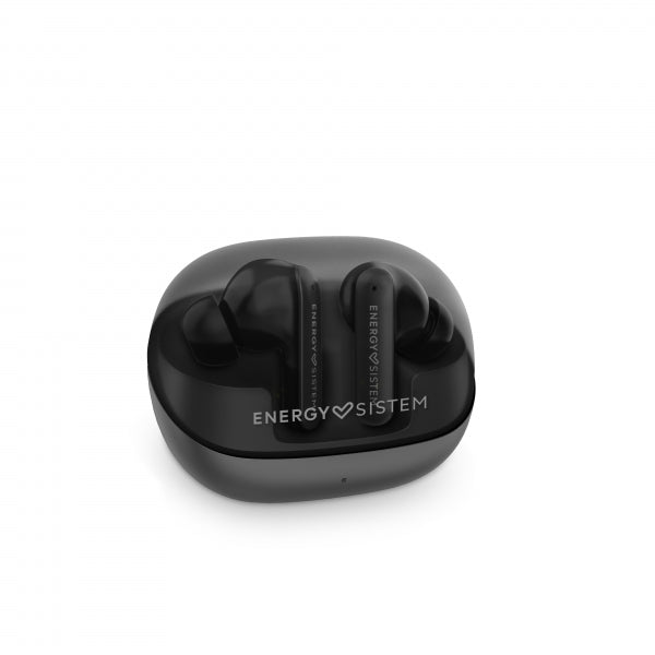 Energy Sistem Auriculares ANC -30dB - Quad Mic - Bluetooth 5.4 - 25h Autonomia - IPX4 - Plastico Reciclado - Color Negro 1 pieza(s)