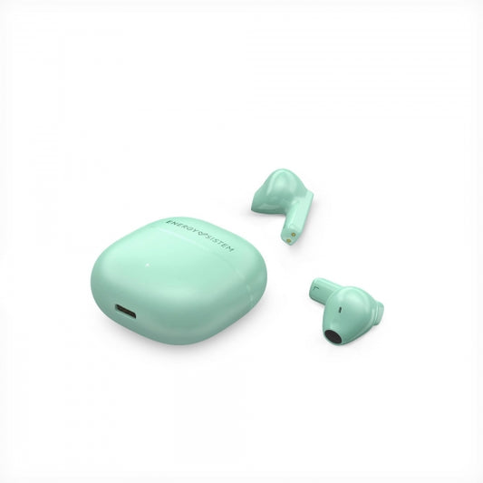 Energy Sistem Auriculares True Wireless - Bluetooth 5.4 - Graves Profundos - 20h Autonomia - Materiales Reciclados - Asistente de Voz Integrado - Color Verde 1 pieza(s)